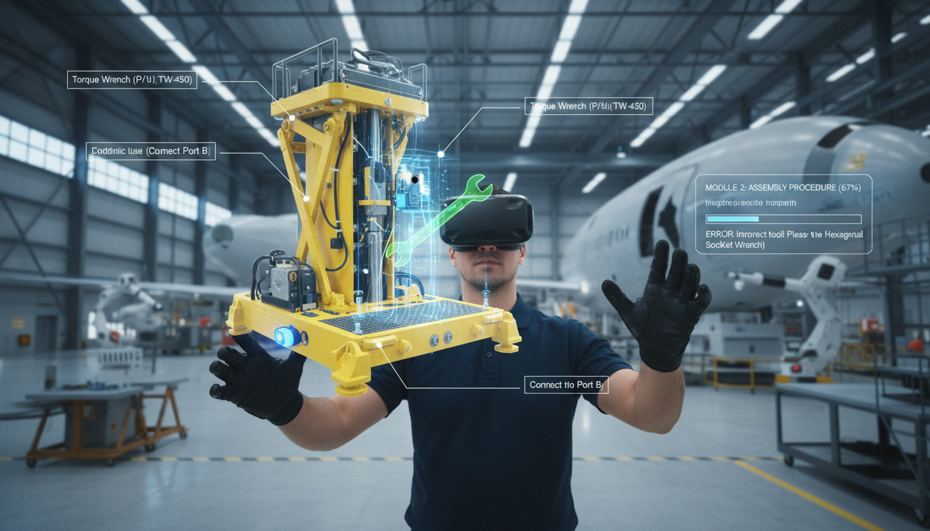 VR SOP Training for Aerospace GSE Manufacturing & Operations