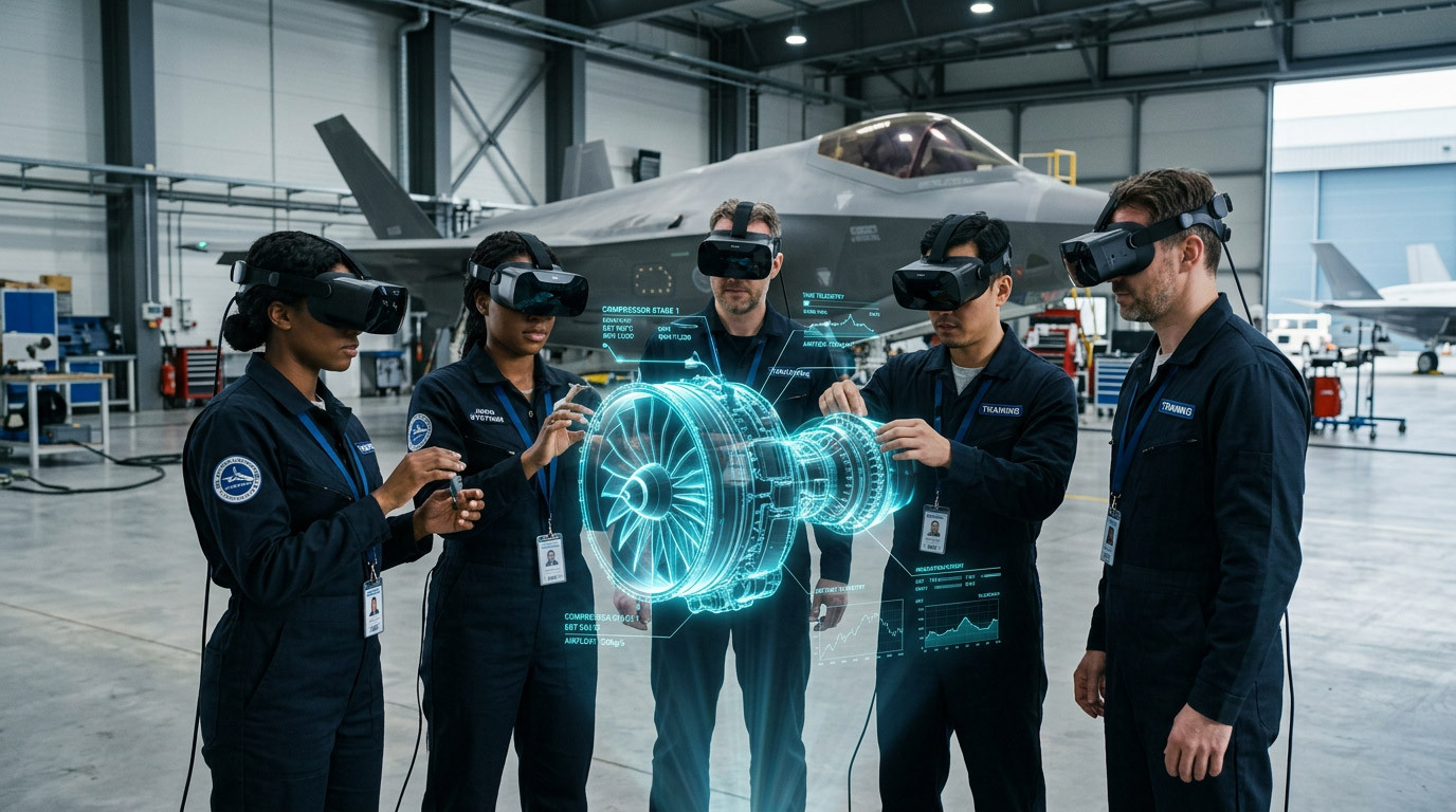 How Virtual Reality Is Helping Aerospace Teams Build Competence Before They Touch the Aircraft