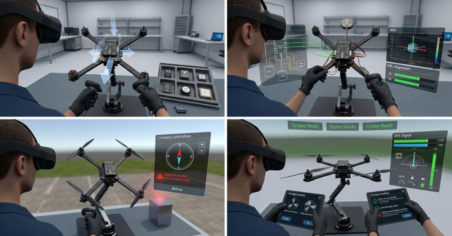 Drone Flight Control VR Training | Autonomous Systems Integration