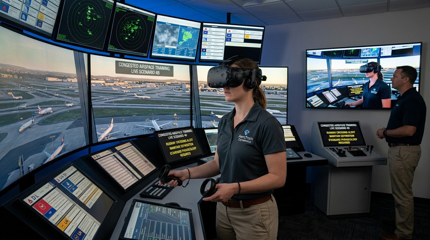 Air Traffic Control Tower Simulation: Realistic ATC Training for Congested Airspace
