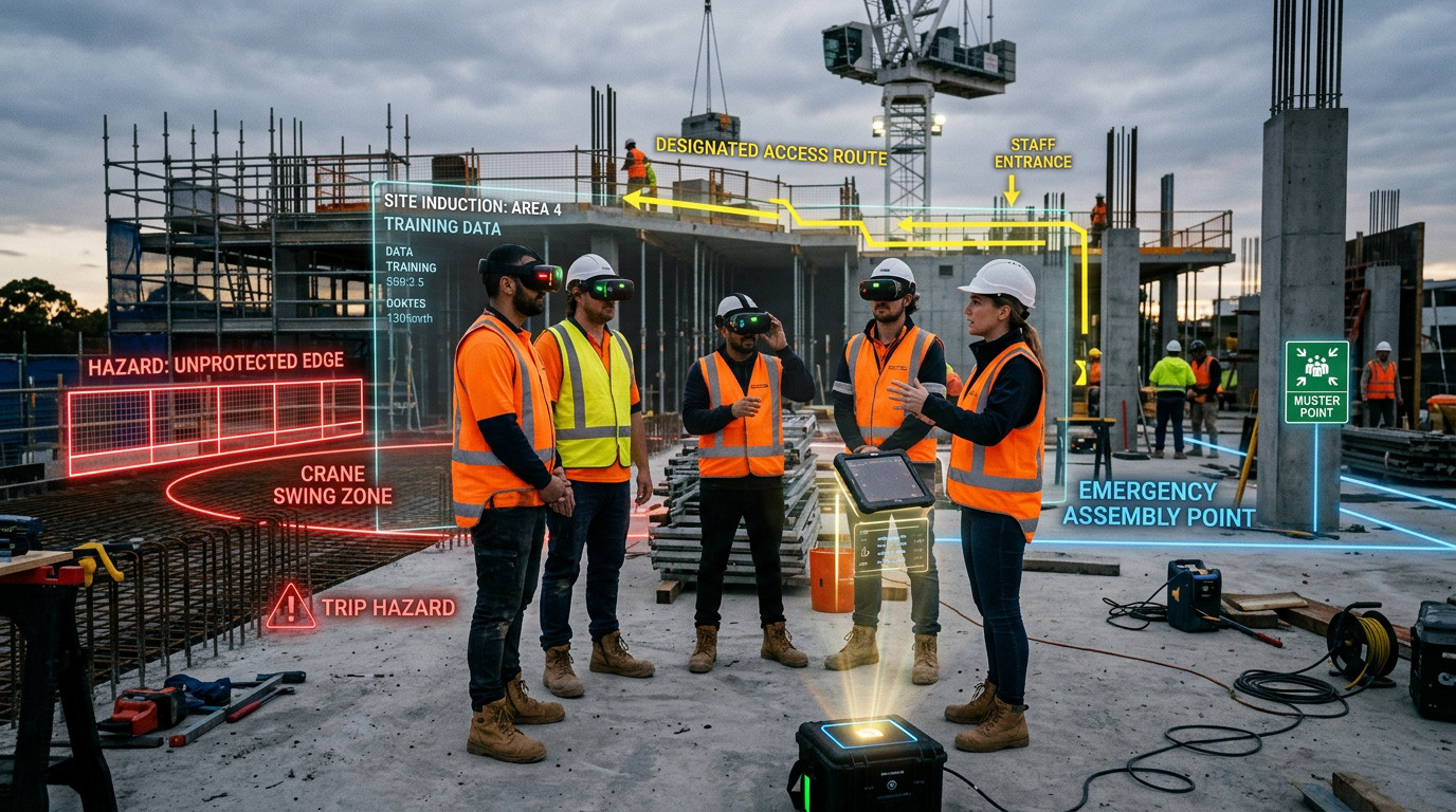Immersive Site Inductions: Why Construction Training Works Better in Context