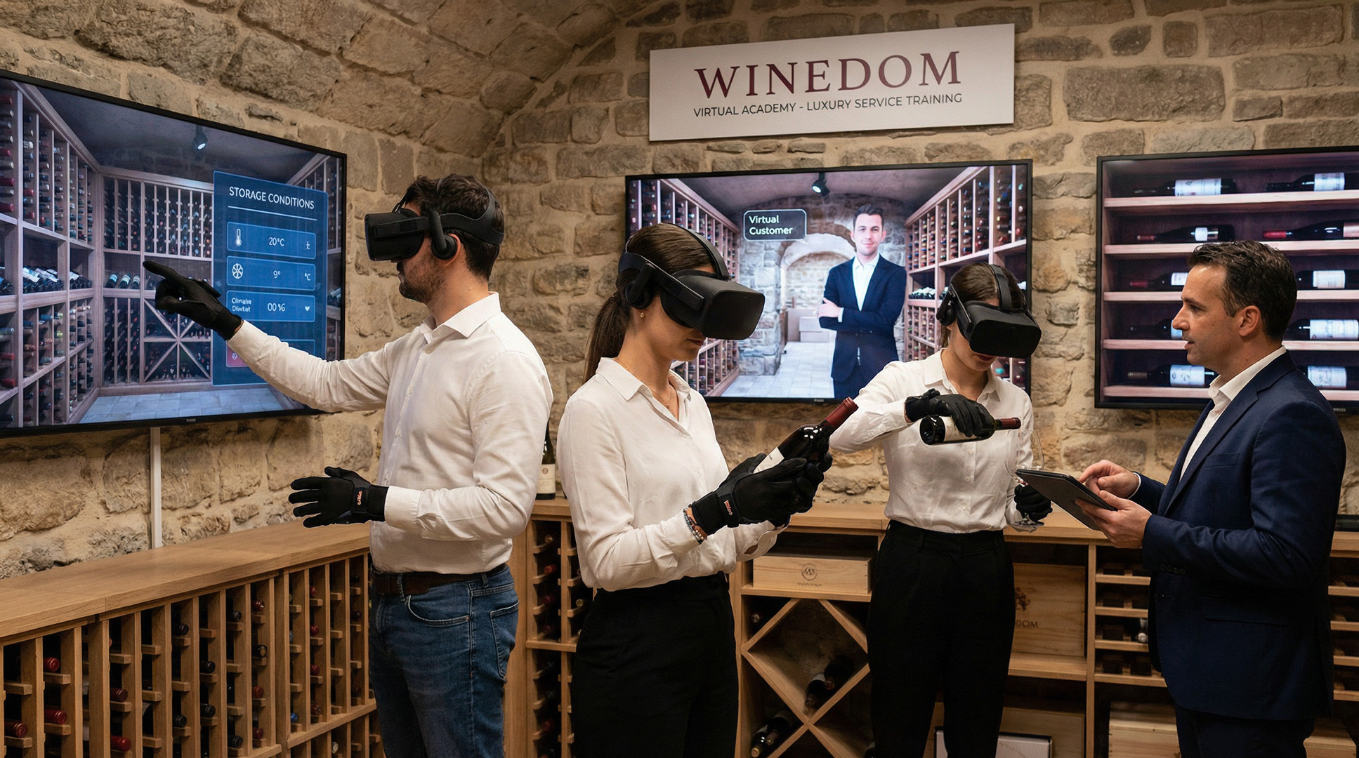 VR SOP Training for Luxury Wine Cellars & Bottle Service