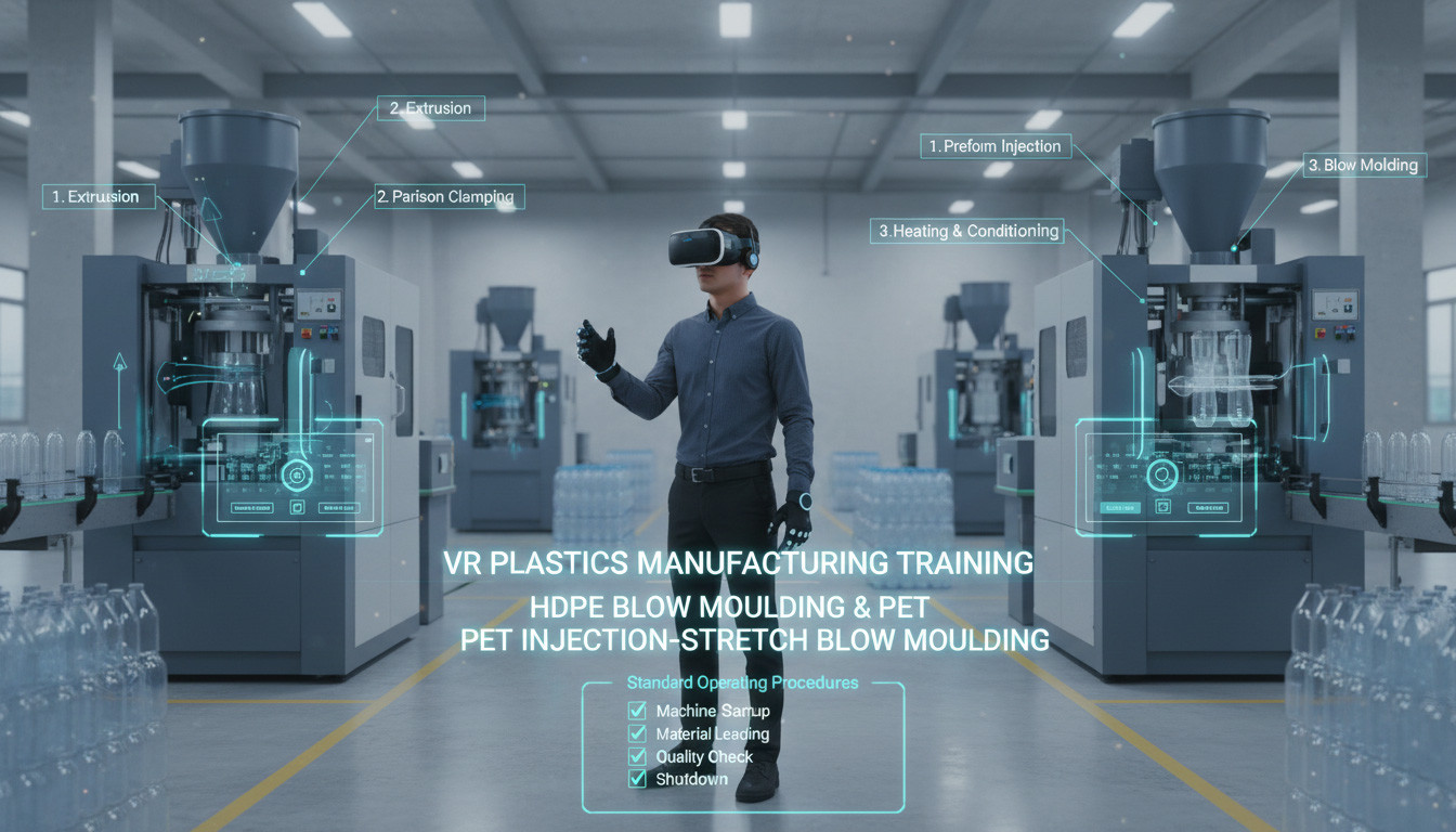 VR SOP Training for Rigid Plastic Packaging: Blow Moulding & ISBM