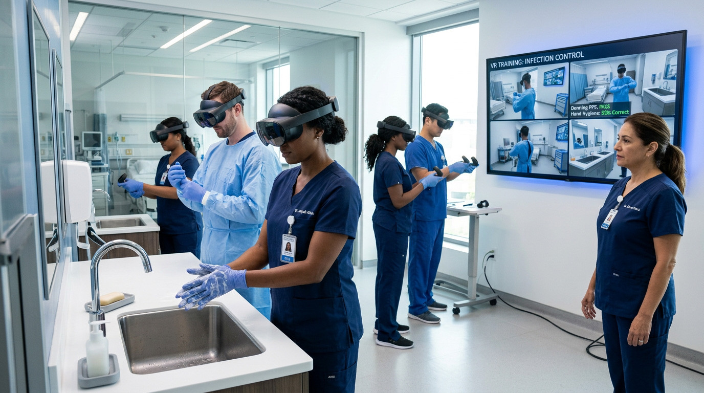 Immersive Infection Control Training for Clinical Teams