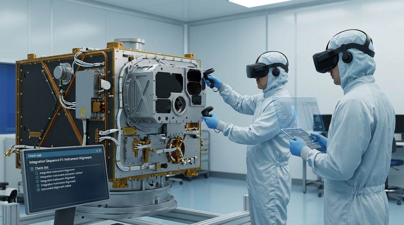 VR and AR for Payload Integration: Rehearsing Critical Spacecraft Procedures Before the Real Operation