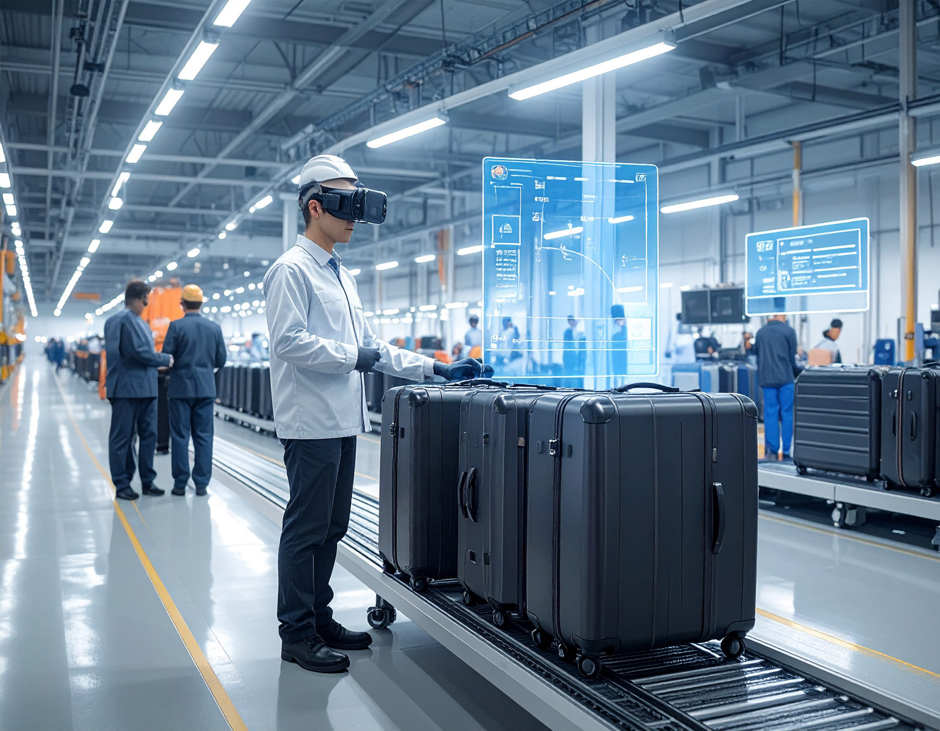 Luxury Luggage Manufacturing: Ensuring Global SOP Consistency via Digital Twins