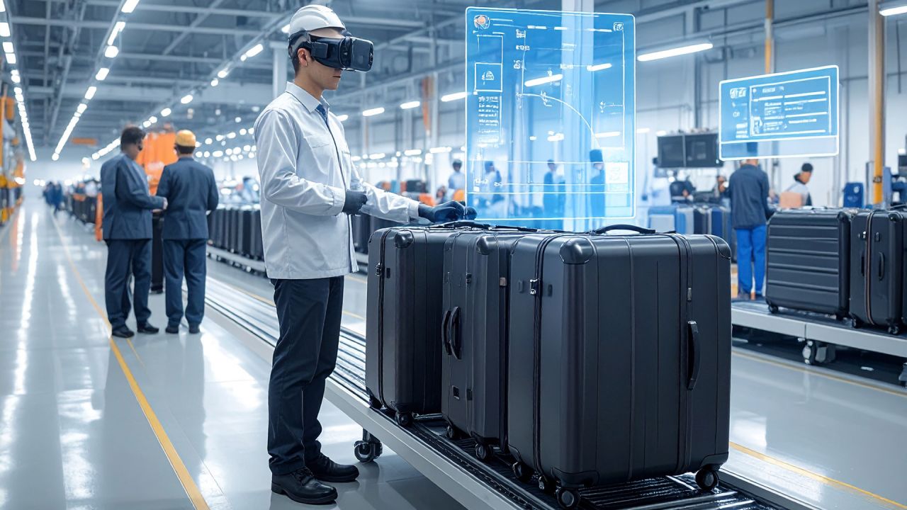 Luxury Luggage Manufacturing: Ensuring Global SOP Consistency via Digital Twins
