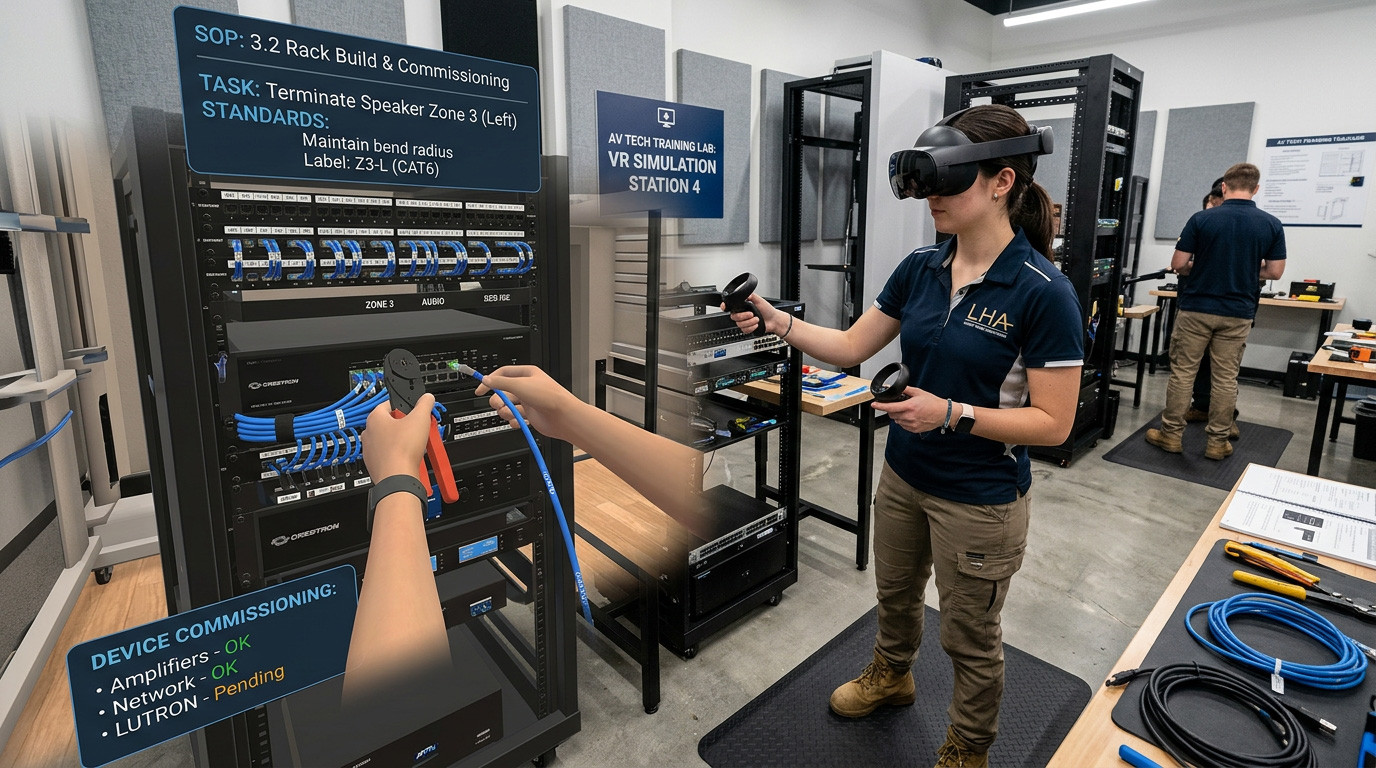 VR SOP Training for Luxury Home Automation Installation