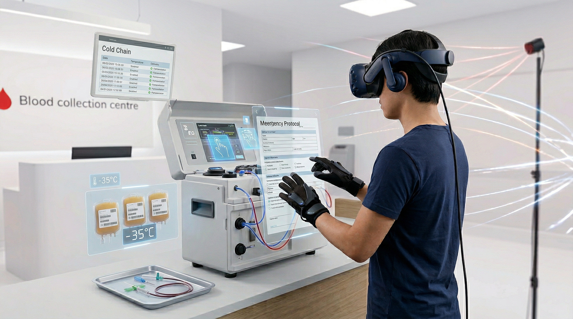 VR SOP Training for Blood & Plasma Collection Centres