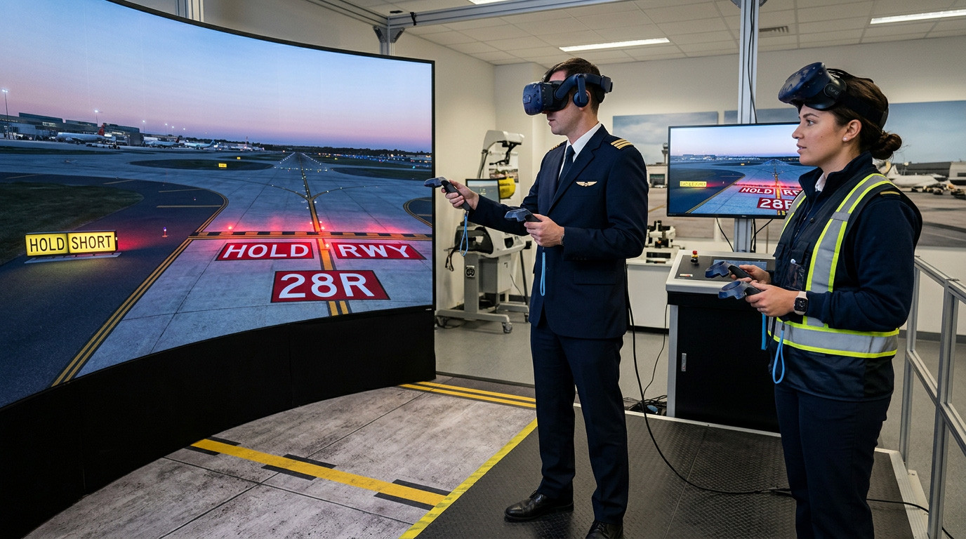 Runway Incursion Prevention: VR Ground Operations Training for Pilots and Ground Crews