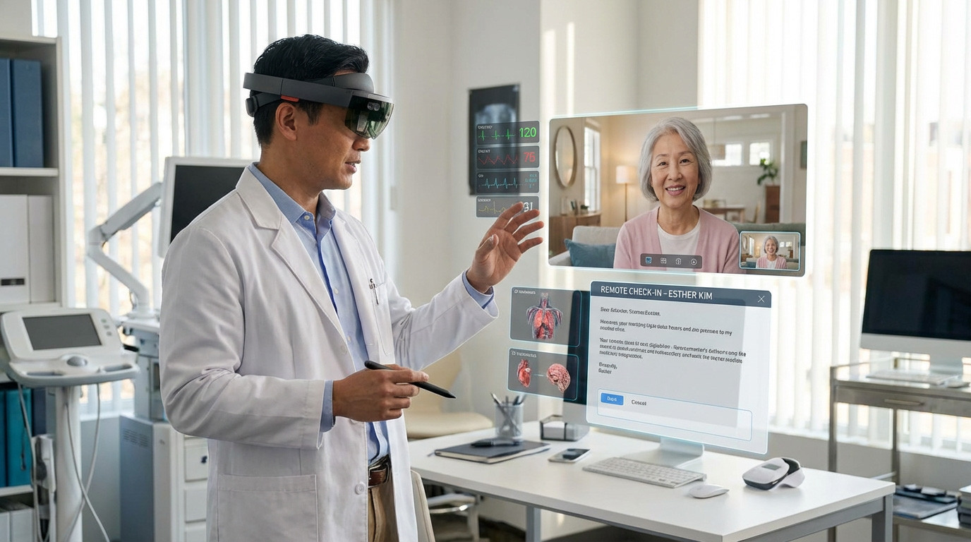 Remote Patient Check-Ins in AR: Revolutionising Telehealth and Patient Engagement