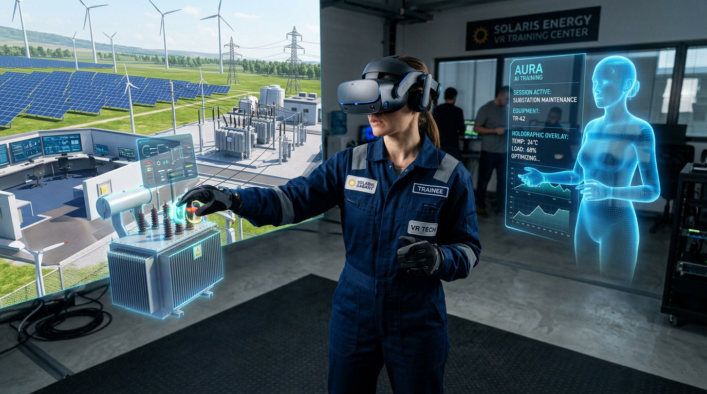 AI-Guided VR Training for Energy Operations: From Procedure to Performance