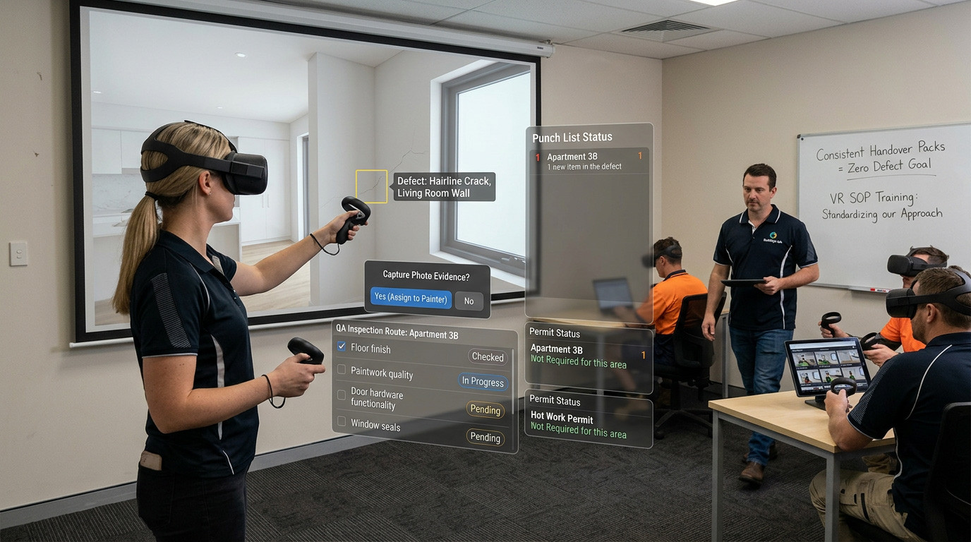 VR SOP Training for Construction QA, Snagging & Handover