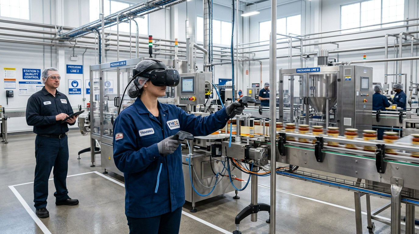 How VR Can Speed Up Seasonal Workforce Onboarding in FMCG