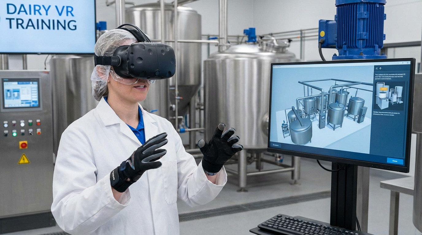 VR SOP Training for Dairy Processing