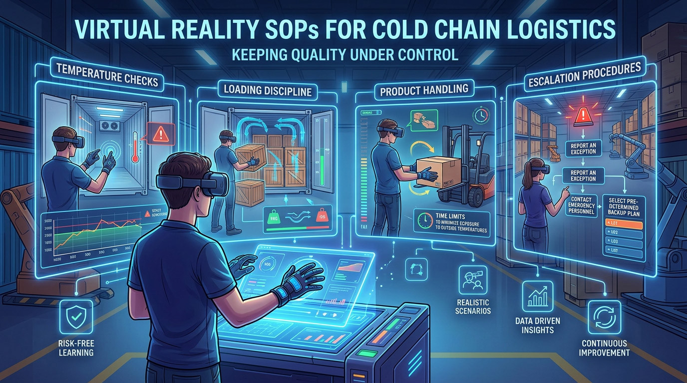 VR SOPs for Cold Chain Logistics: Keeping Quality Under Control