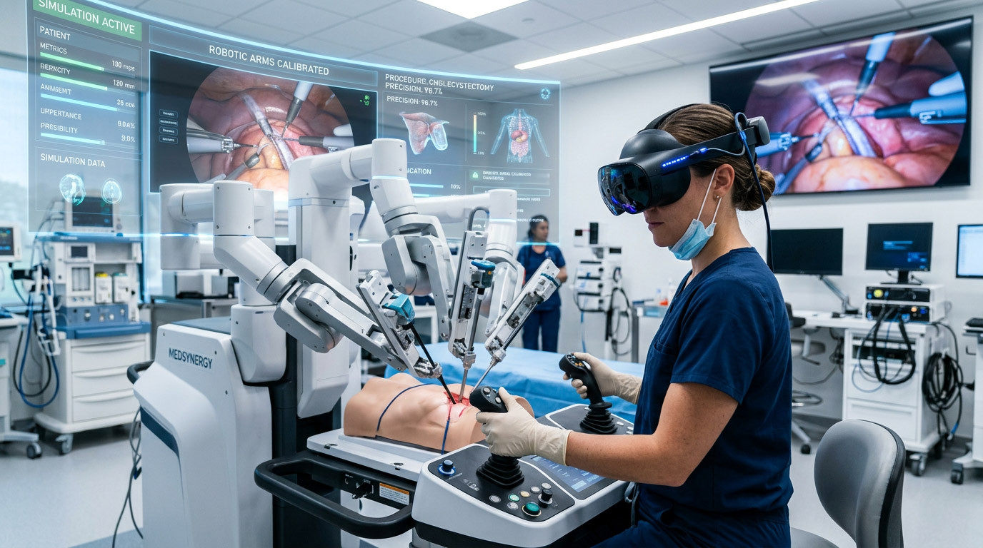 VR Training for Surgical Robots: Building Competence Before Entering the Operating Theatre