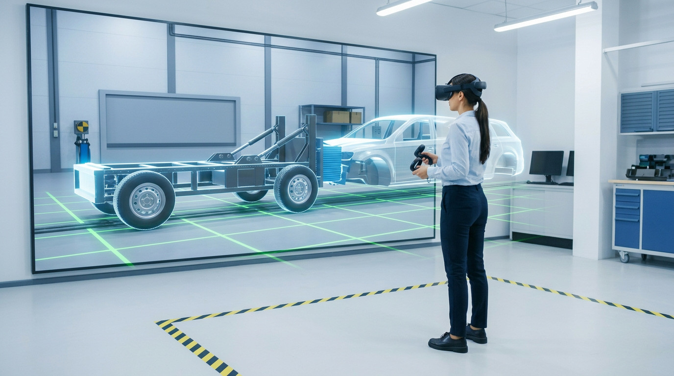 Vehicle Safety Testing and Crash Simulation: VR Orientation for Test Technicians