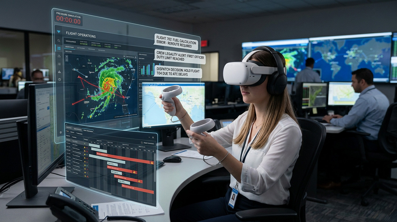 Airline Dispatcher and Crew Scheduling Simulation: Operational Decision-Making in Crisis