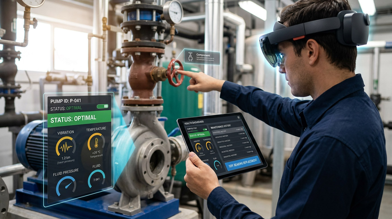 AR for Facilities Management: Identifying Building Assets and Accessing Maintenance Information on Site