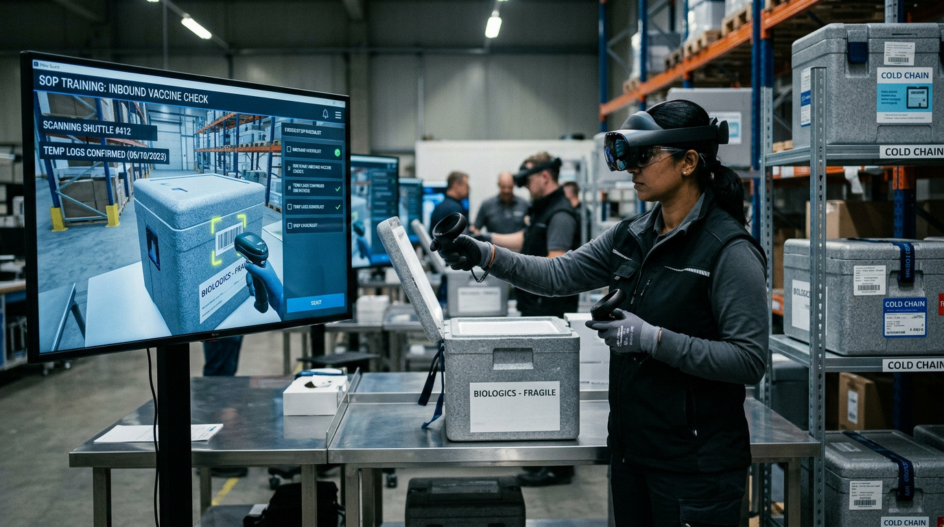 VR SOP Training for Vaccine Cold Chain Distribution