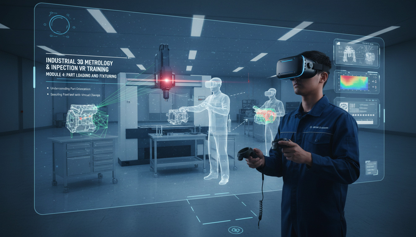 VR SOP Training for Industrial 3D Metrology & Inspection