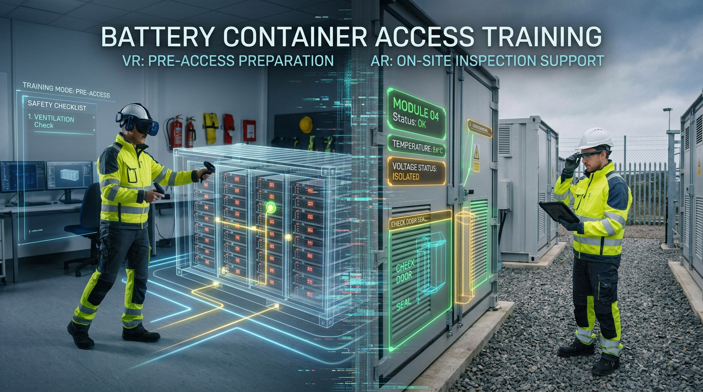 Battery Container Access Training: Using VR and AR to Improve BESS Safety