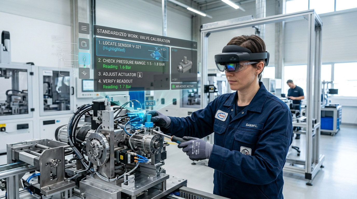How Augmented Reality Is Helping Manufacturing Capture Expertise and Standardise Work
