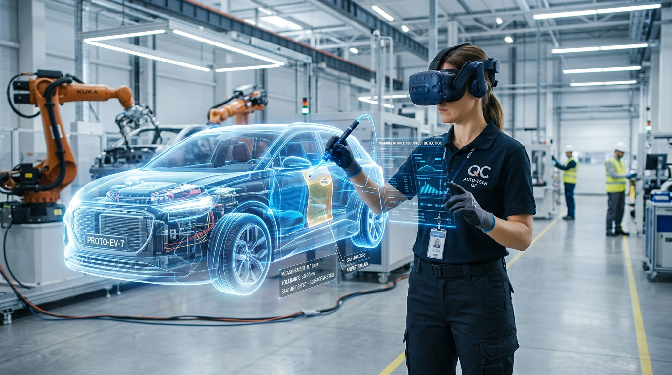 VR for Automotive Quality Control: Training Eyes, Hands and Decision-Making