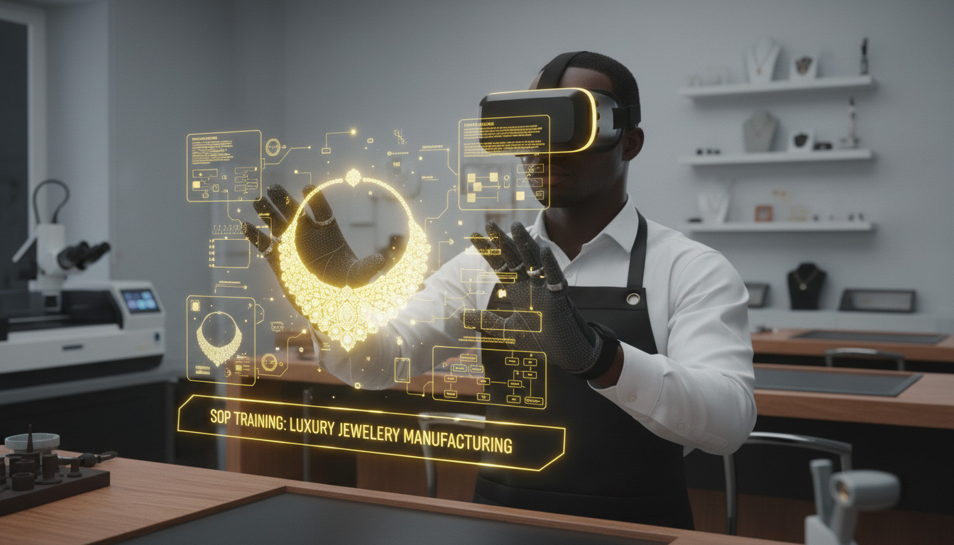 VR SOP Training for Luxury Jewellery Manufacturing