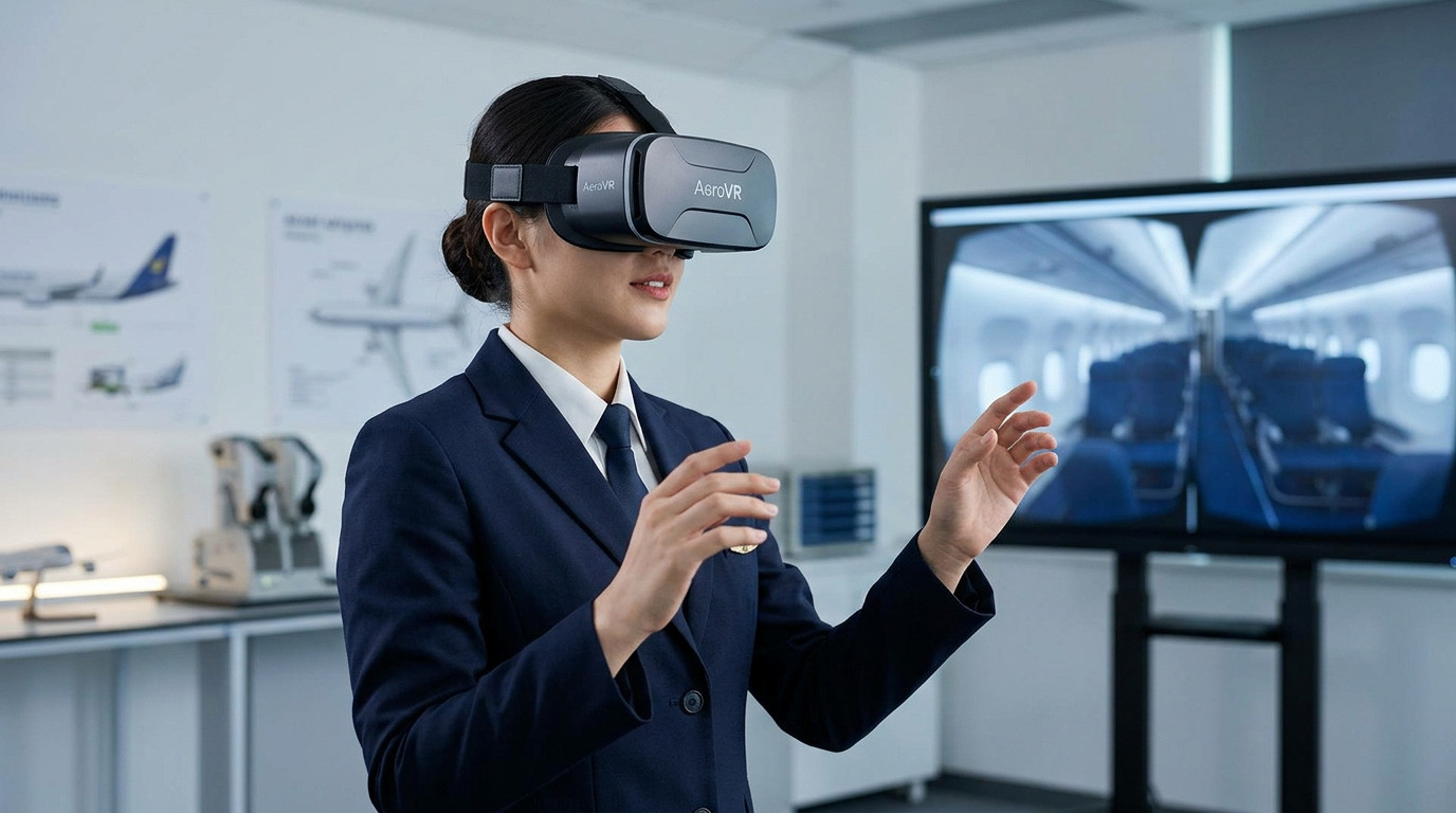 Cabin Crew Emergency Procedures in VR: Evacuation, Medical, and Unruly Passenger Scenarios