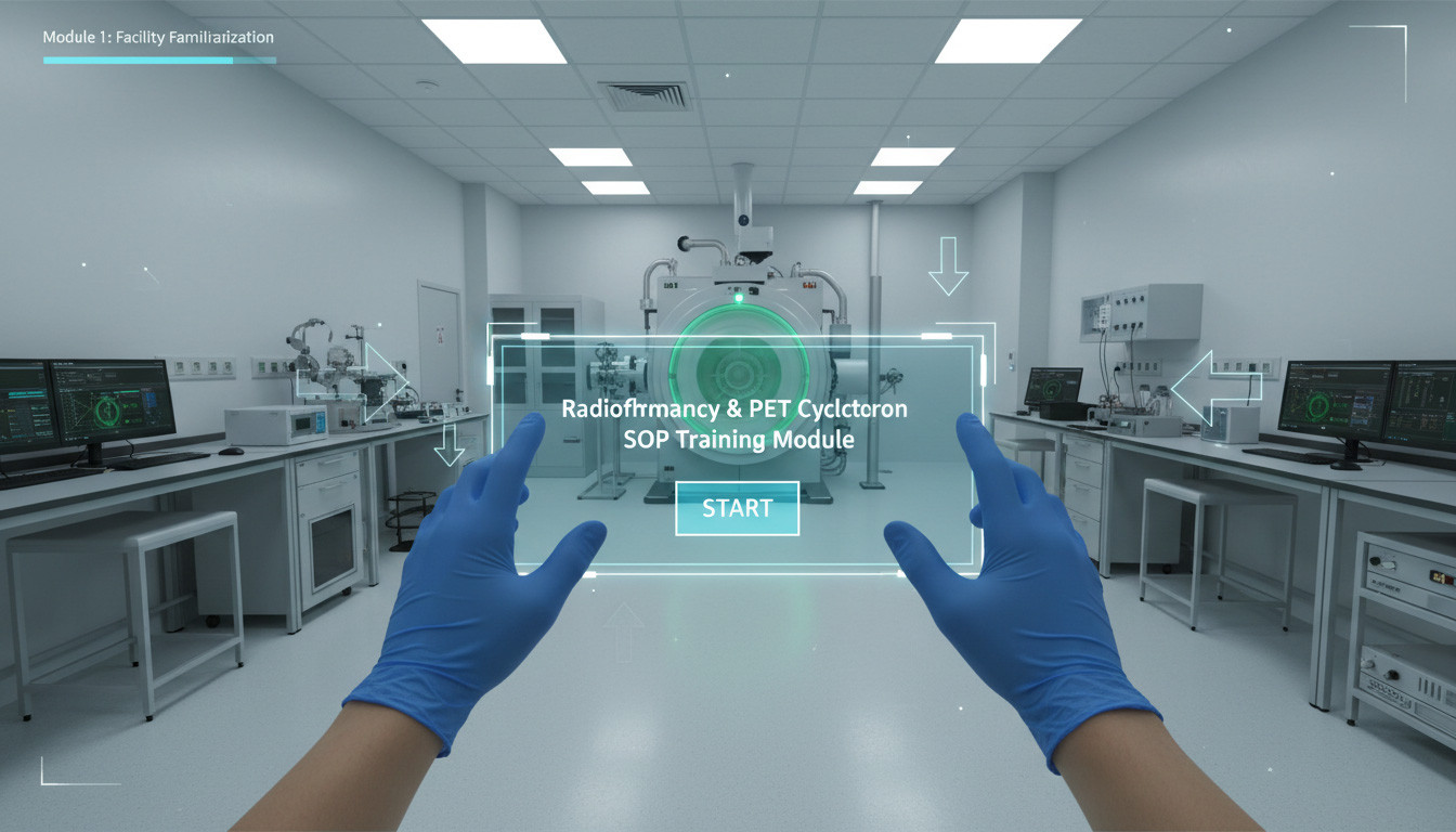 VR SOP Training for Radiopharmacy & PET Cyclotron