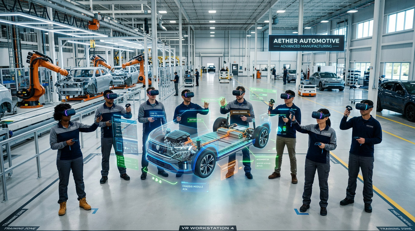 How VR Can Help Automotive Plants Standardise Training Across Shifts