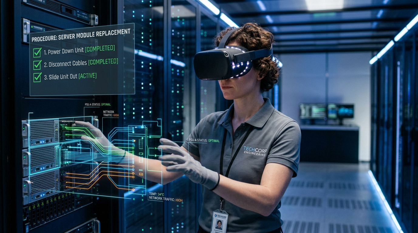 VR SOP Training for Data Centres: Practising Critical Procedures Before Entering the Live Environment