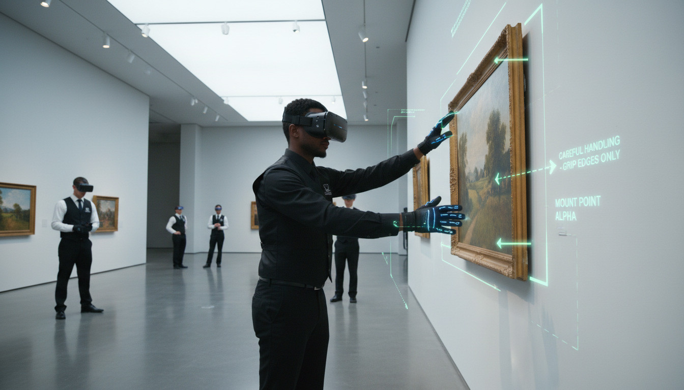 VR SOP Training for Museums & Galleries: Artwork Handling & Install