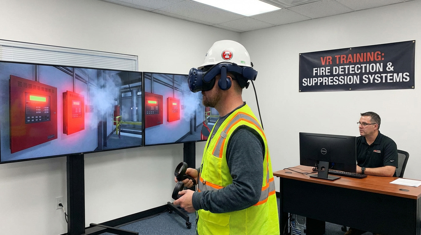VR SOP Training for Fire Detection & Suppression Systems