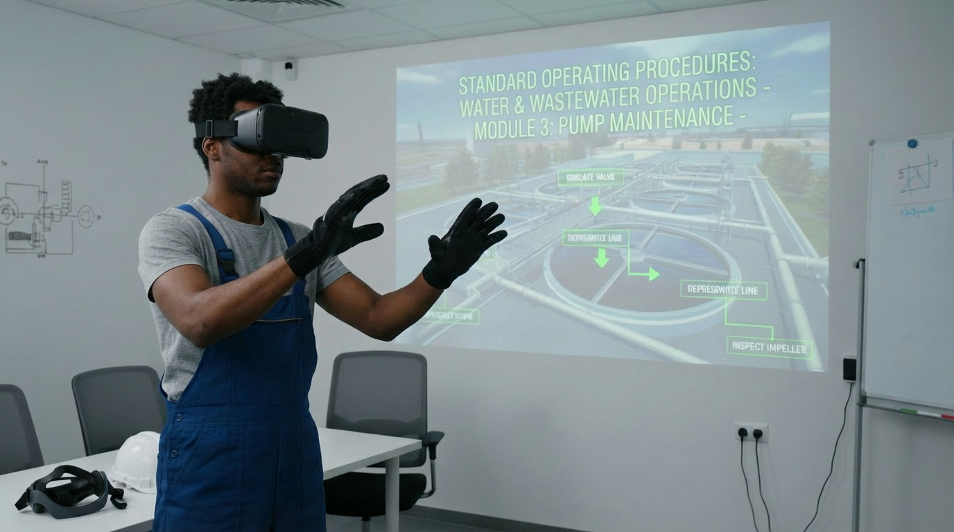 VR SOP Training for Water & Wastewater Operations