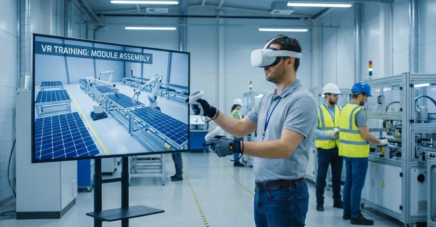 Vr Module Custom VR SOPs for Solar PV Module Assembly | Spark