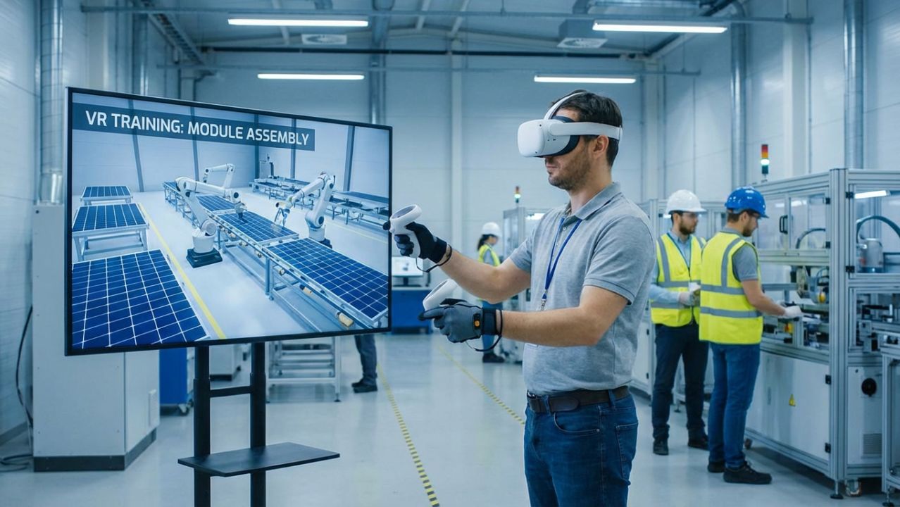 Custom VR SOPs for Solar PV Module Assembly | Spark