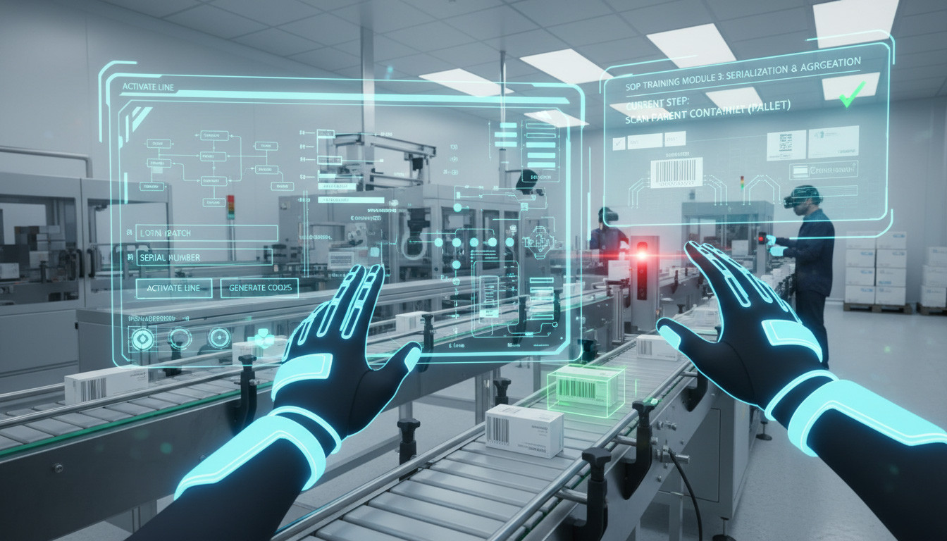 VR SOP Training for Pharmaceutical Packaging & Serialisation