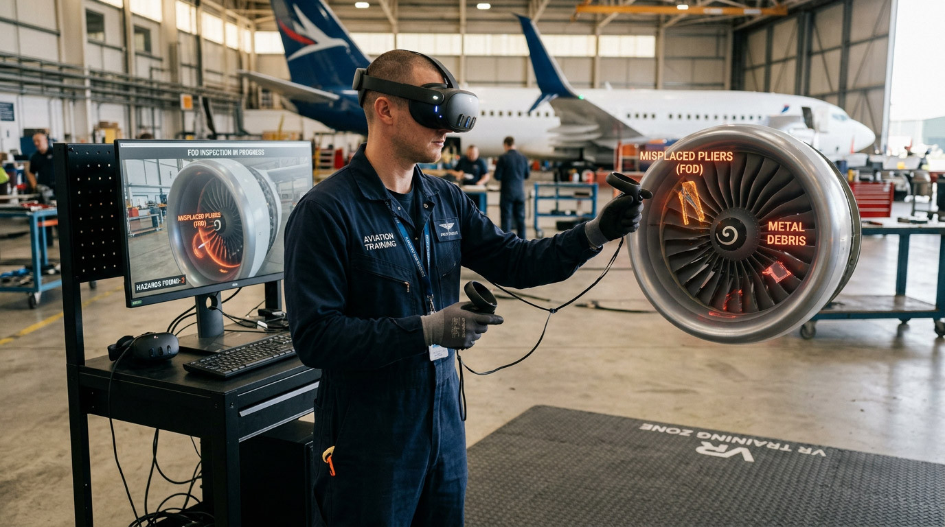 VR for Tool Control and Foreign Object Debris Awareness