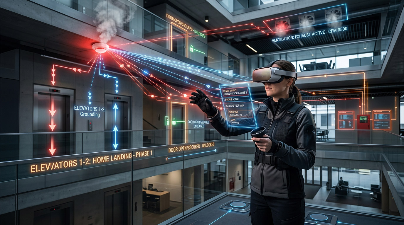 VR Training for Fire Alarm Cause-and-Effect: Rehearsing What Happens After an Alarm