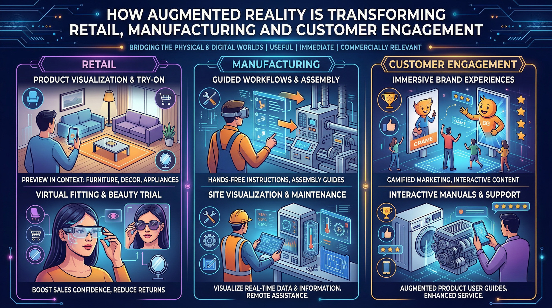 How Augmented Reality Is Transforming Retail, Manufacturing and Customer Engagement