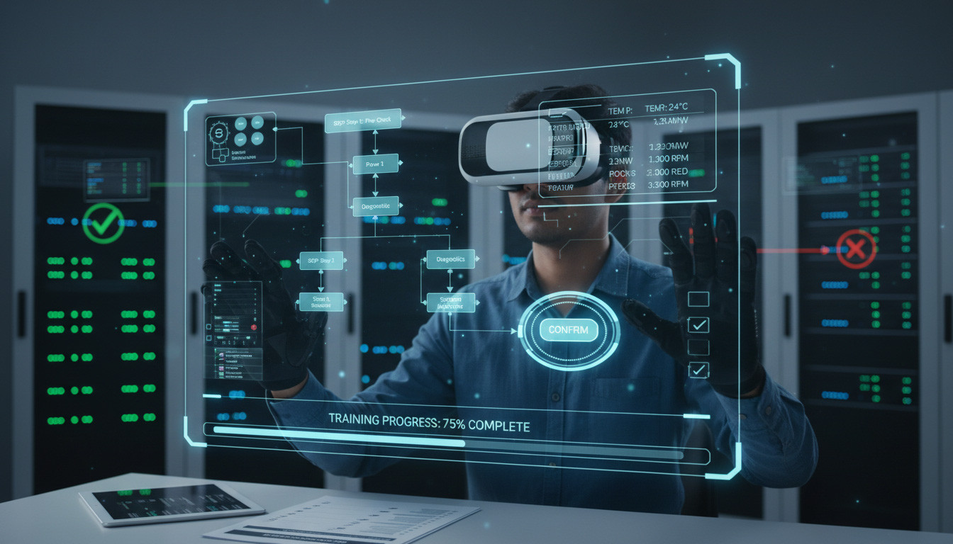 VR SOP Training for Data Centre Commissioning & Operations