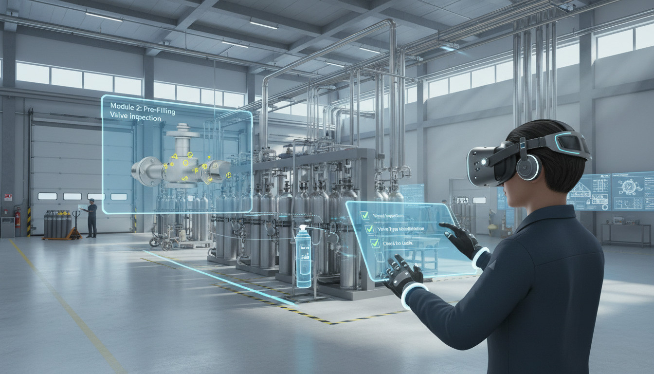 VR SOP Training for Industrial Gas Cylinder Filling & Distribution