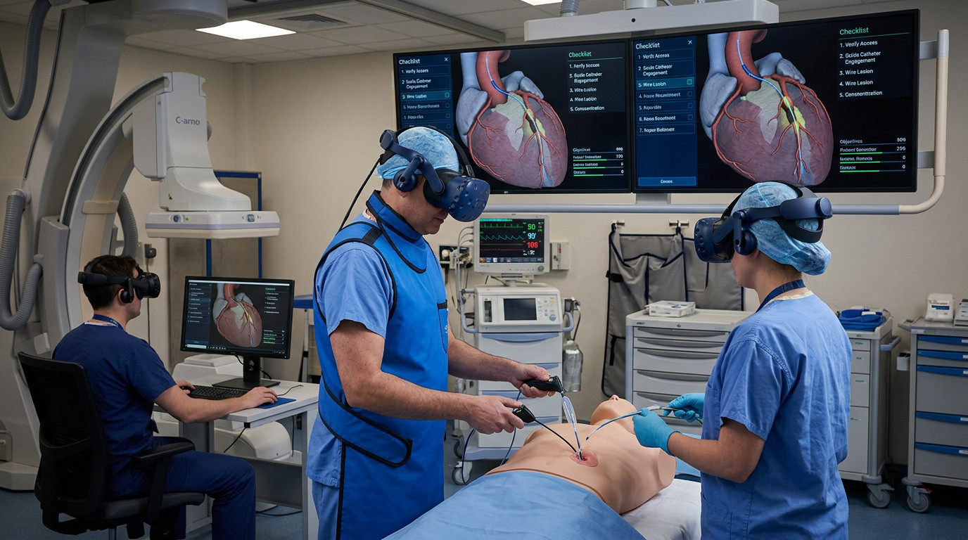 Cardiac Catheterisation and Interventional Cardiology in VR