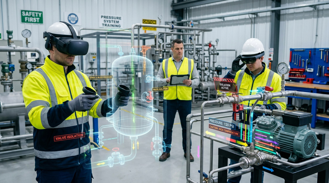 Using VR and AR to Improve Pressure System Safety Training
