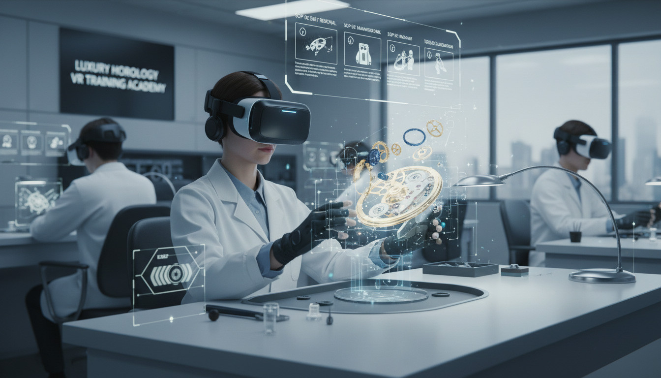 VR SOP Training for Luxury Watch & Micro-Mechanics Assembly