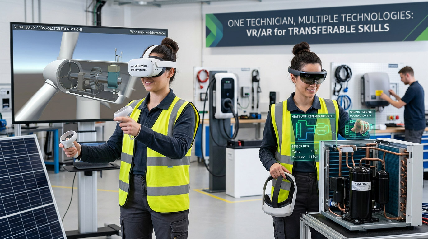 One Technician, Multiple Technologies: Using VR to Build Transferable Clean-Energy Skills