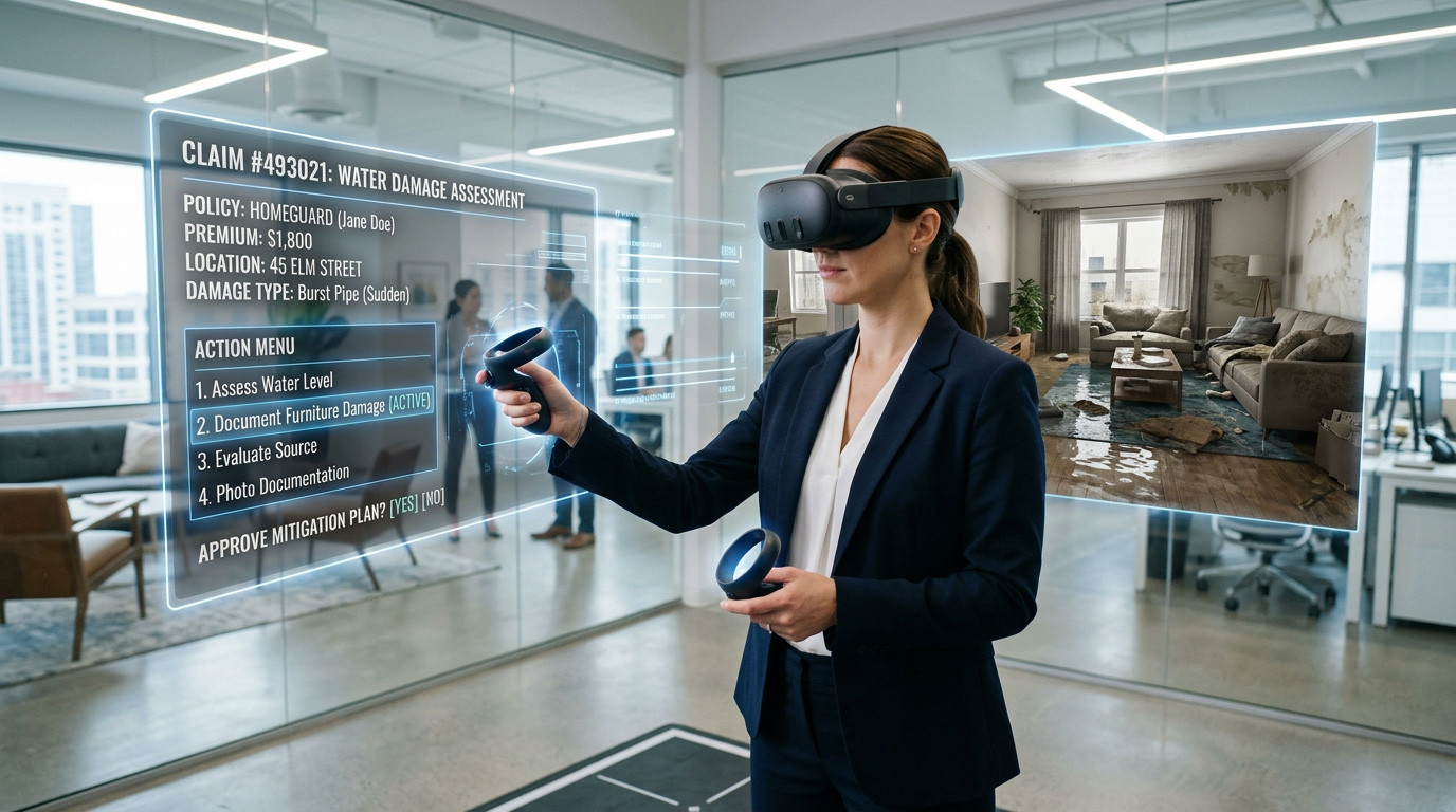 How Virtual Reality Could Help Insurance Improve Training, Claims Understanding and Customer Experience